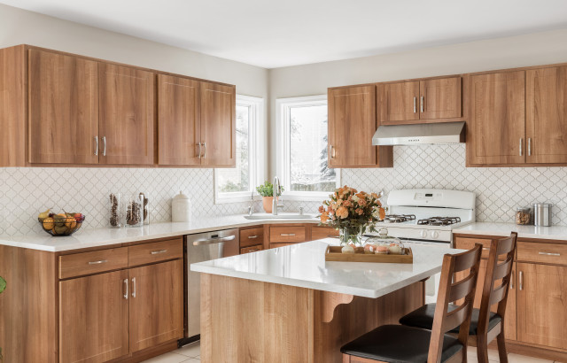 Transitional Kitchen nyklassisk-koek