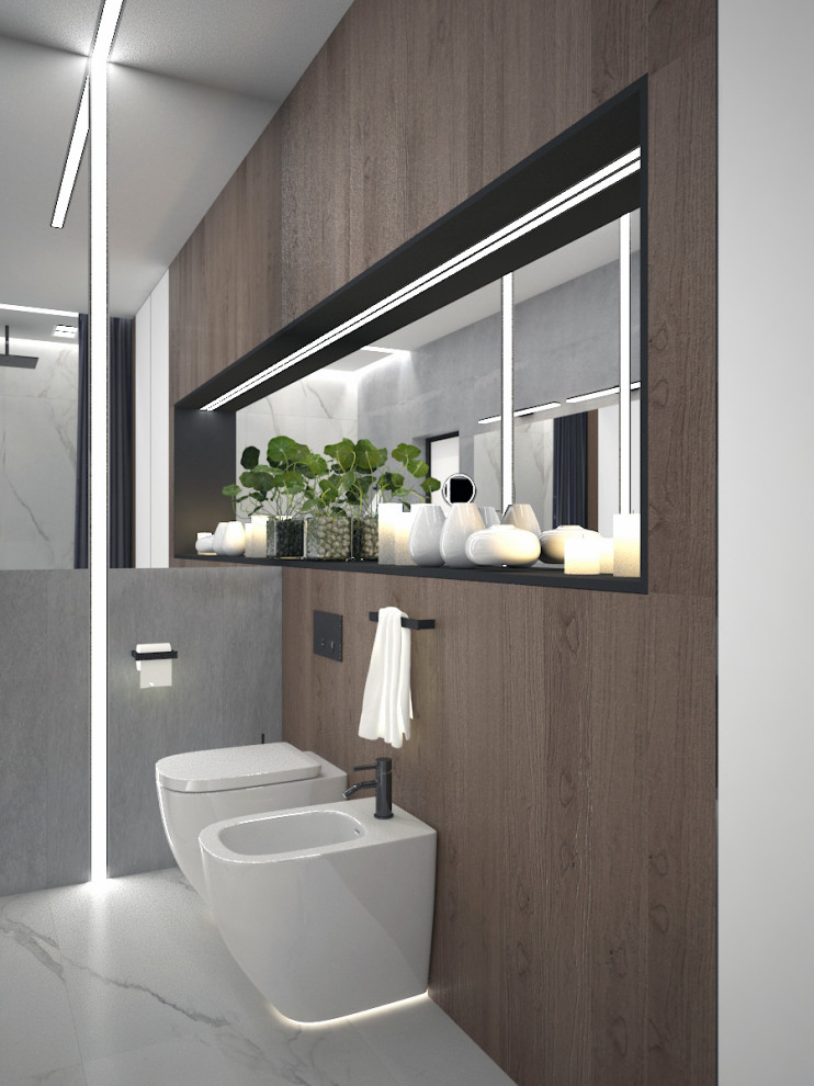 Просторная ванная комната