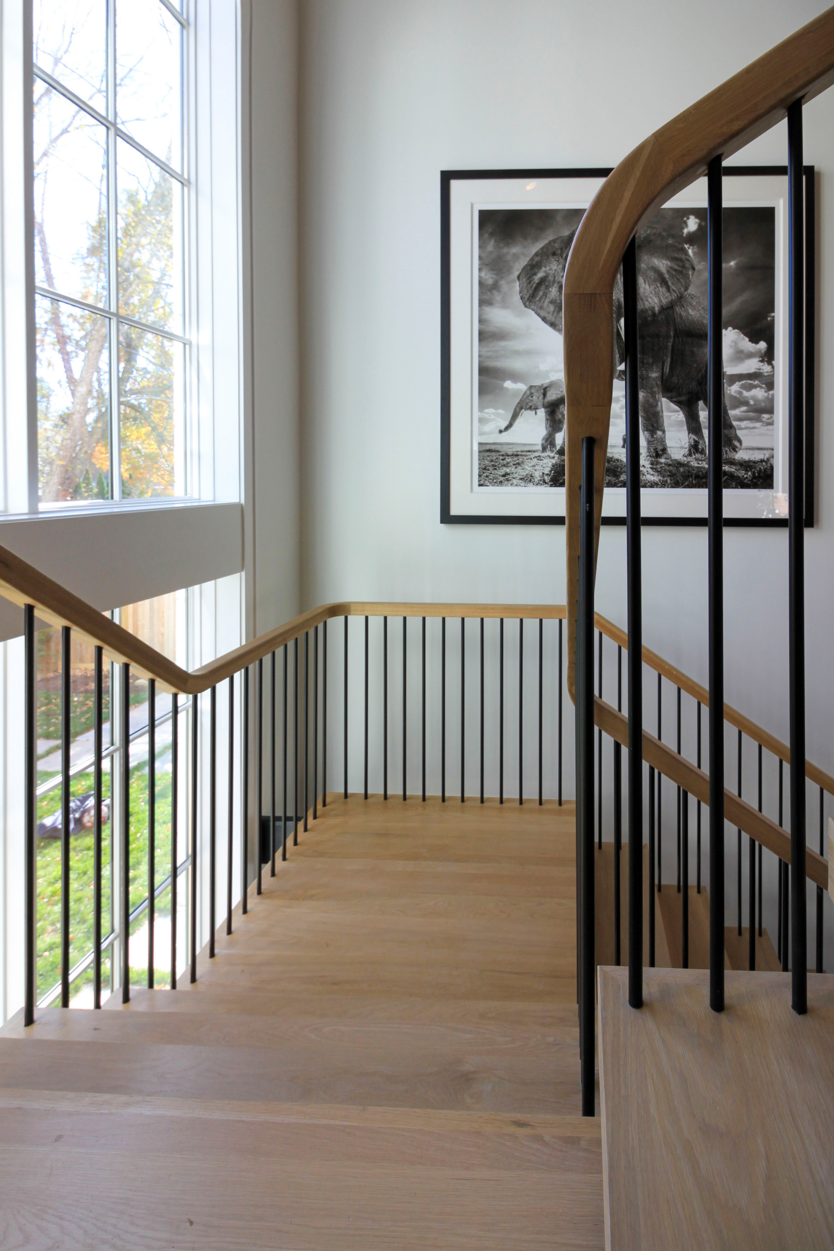96_Dramatic cantilevered no-riser staircase, Bethesda, MD 20814