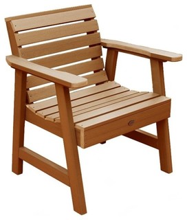 Highwood USA, LLC. Weatherly Garden Chair, Eco-Friendly Synthetic Wood