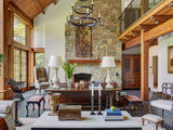 French Country Living Room by Stephen Shutts Design