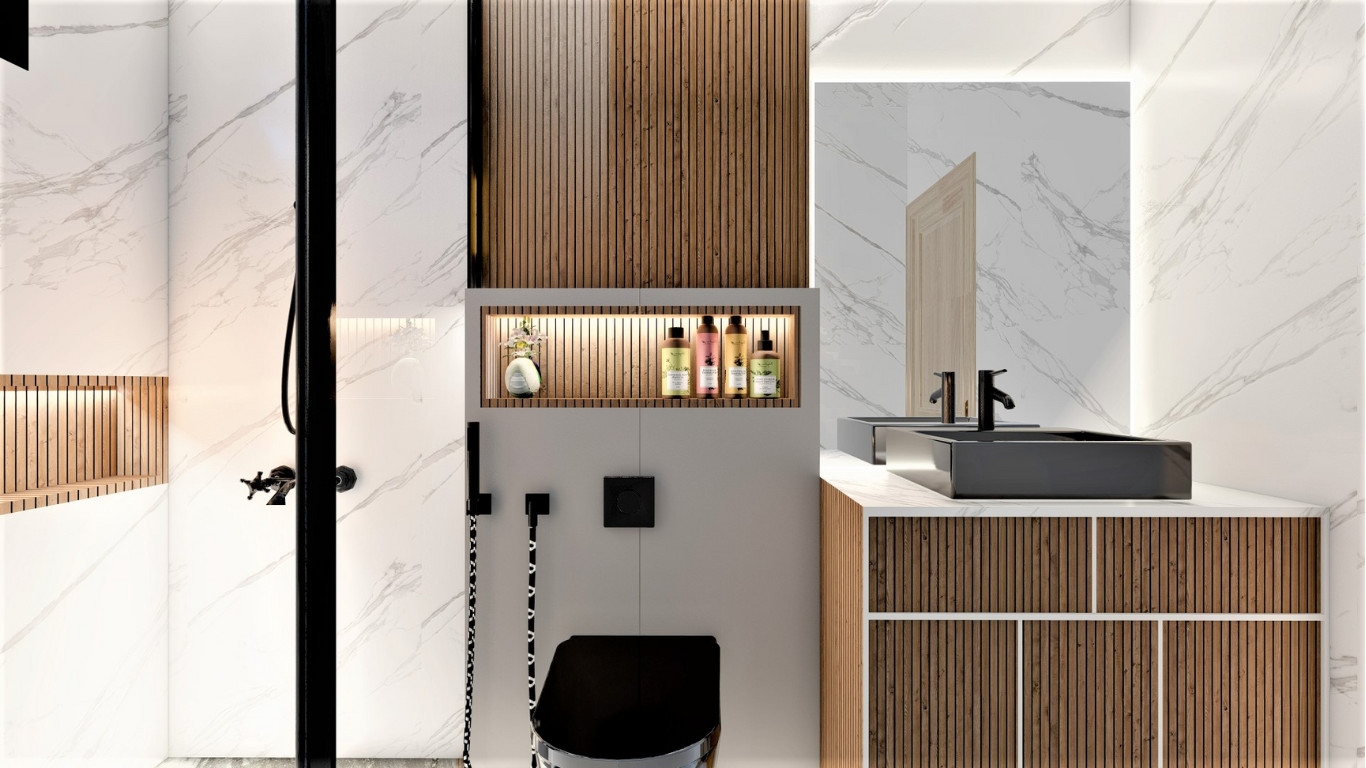 Sleek Bathroom Design Renovation in Harpenden