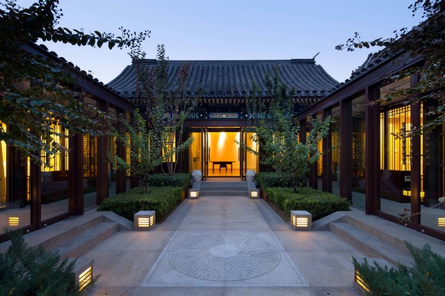 maison chinoise asiatique terrasse et patio autres perimetres