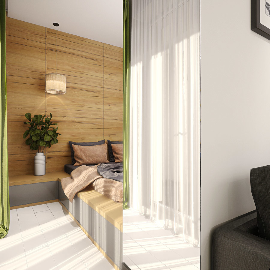 Проект интерьера 2 в г. Новосибирск ЖК переулок бульварный