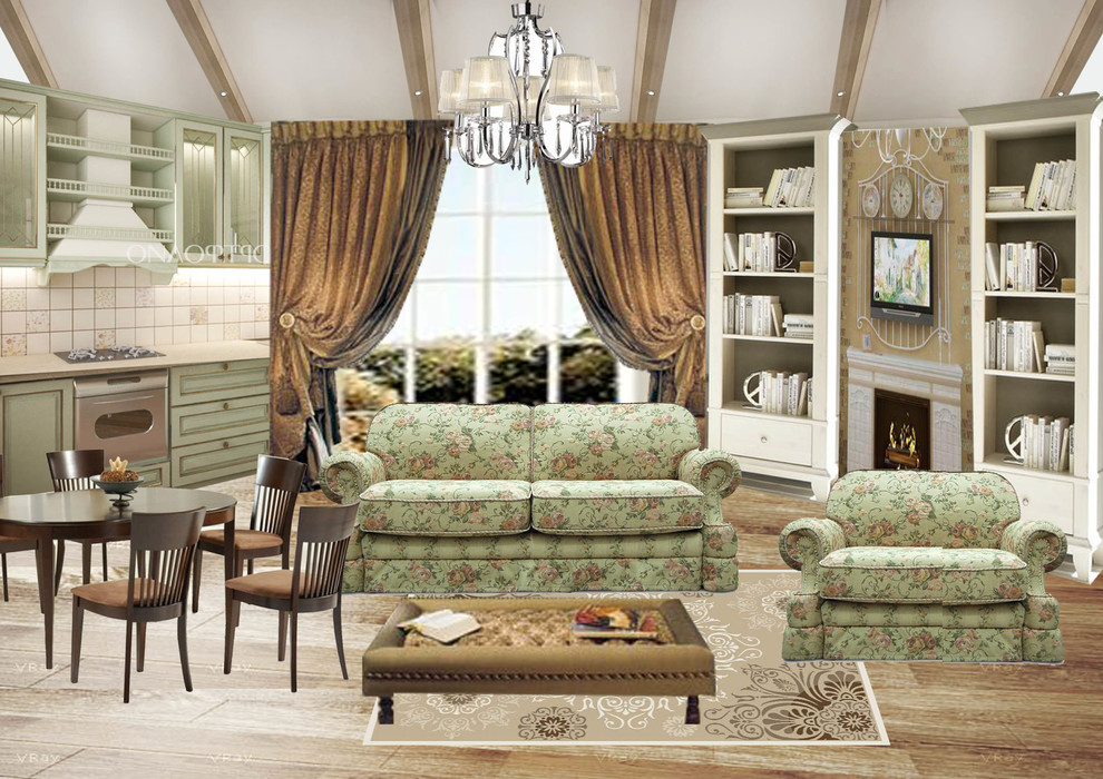 гостиная-кухня 2