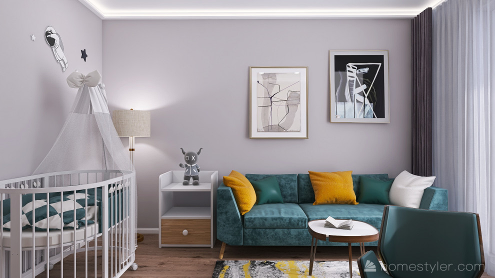 Дизайн-проект квартиры для молодых родителей