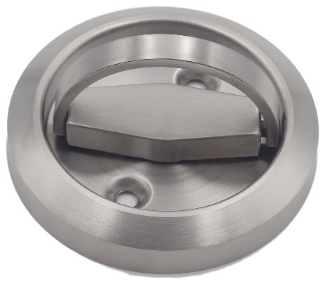 Qt Round Recessed Door Handle Deadbolt No Key Standard Us Door