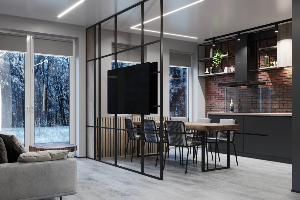 Квартира в стиле лофт