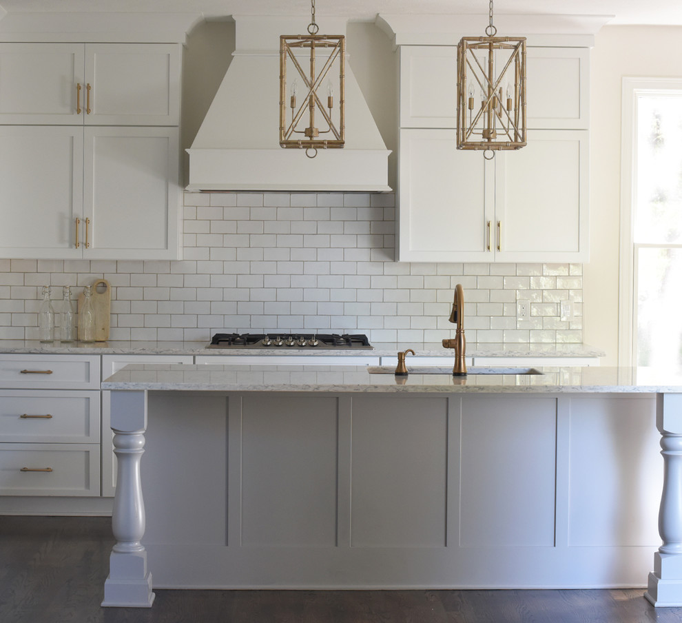 Inspiration for a transitional kitchen remodel in Cleveland
