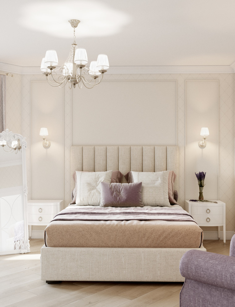 Современная классика в пастельных тонах. ЖК Рассказово, 100 кв.м.