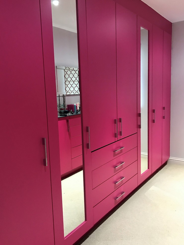Small contemporary storage and wardrobe in Other.
