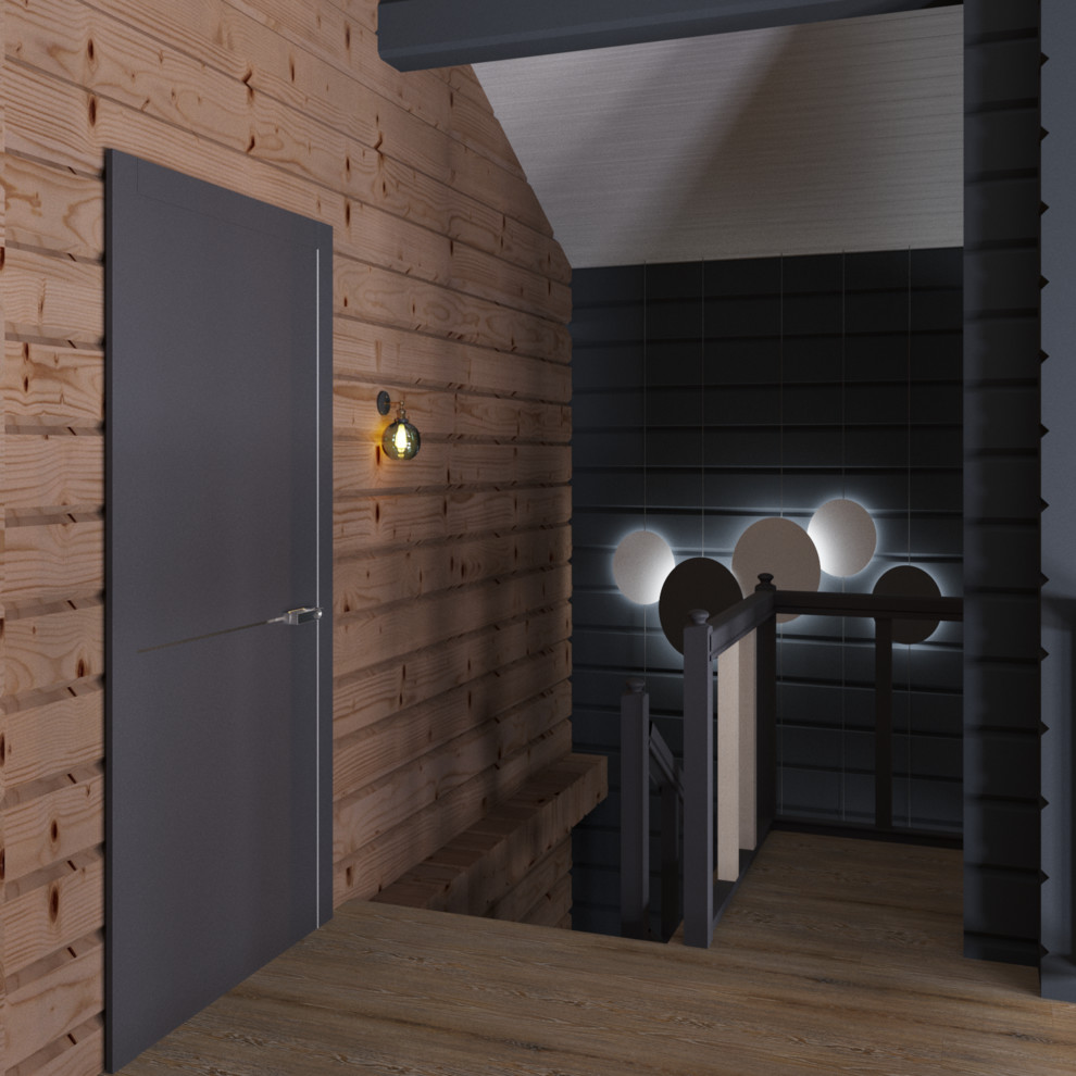 Дизайн-проект загородного дома из бруса