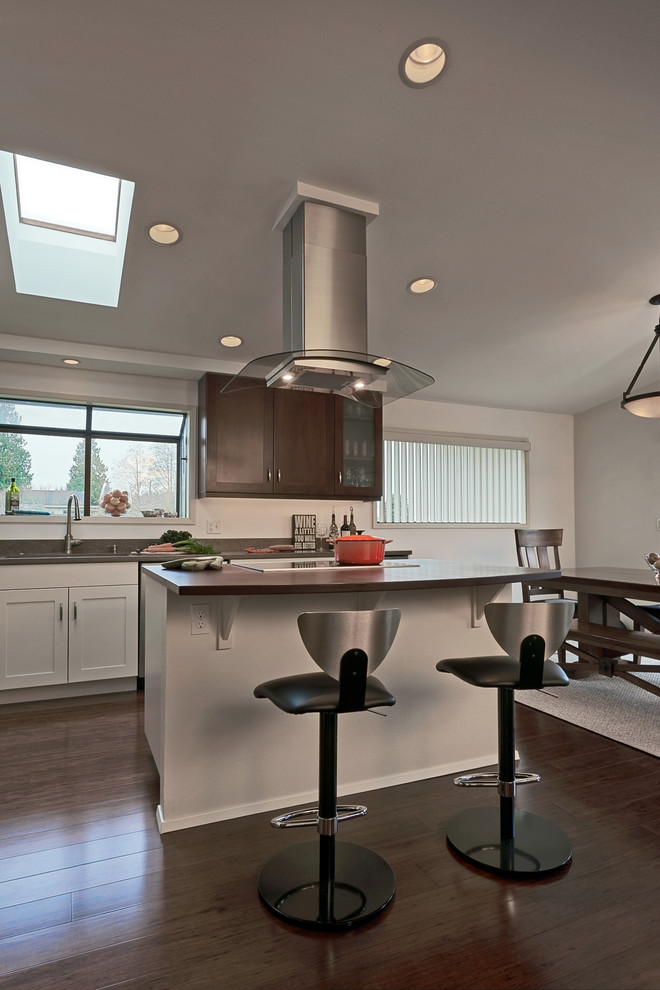 Inspiration for a transitional kitchen remodel in Seattle