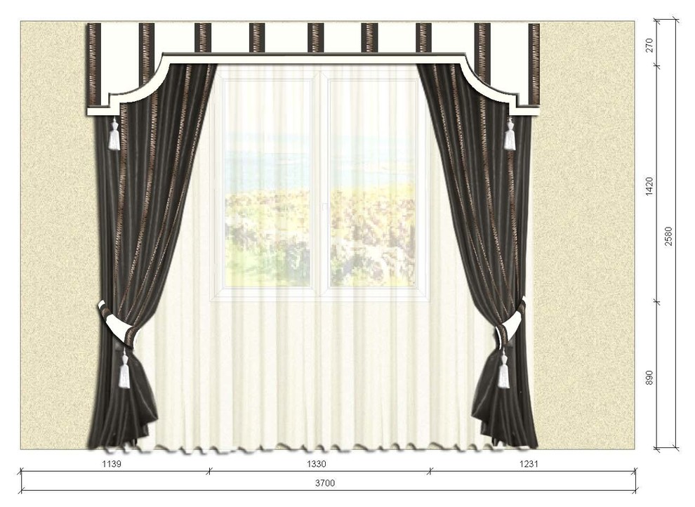 Эскизы штор