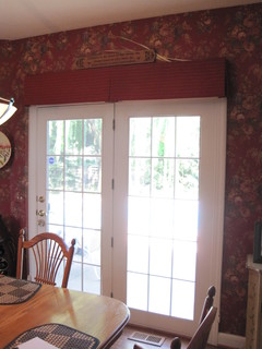 window treatment ideas for french doors - valances