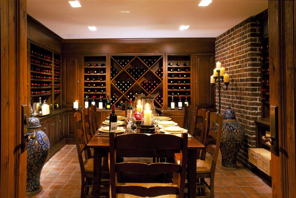 Cherry Wine Cellar Wine Cellar New York by Spivak Custom Design