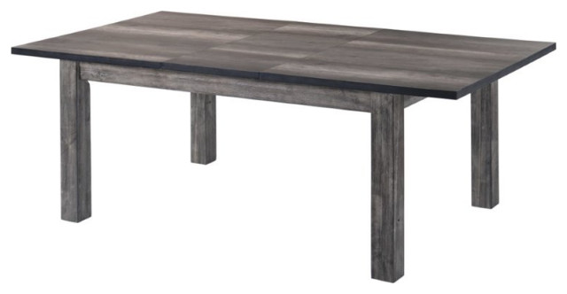 Picket House Furnishings Grayson Extendable Dining Table in Gray Oak