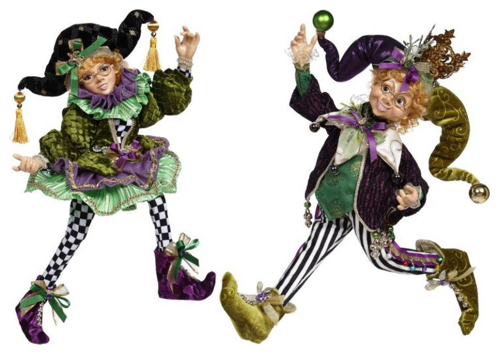Mark Roberts Spring 2022 Jester Figurine, 18"20", Assortment of 2
