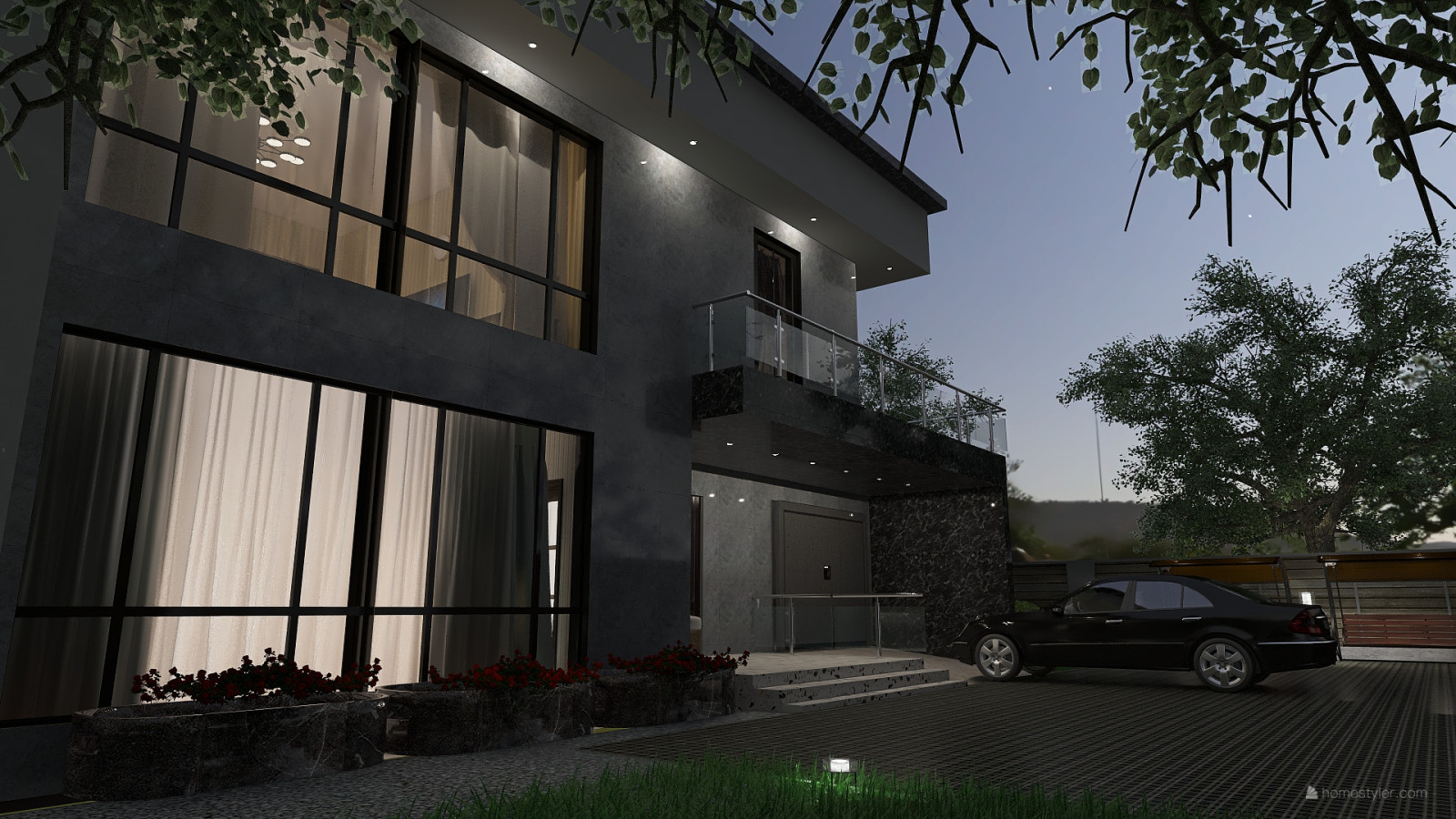 Коттедж 2-эт_ интерьер +экстерьер