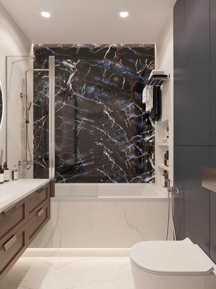 Светлая квартира в стиле неоклассика