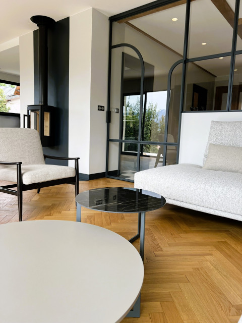 Projet VR. | Villa Haut Standing | Savoie contemporary-living-room
