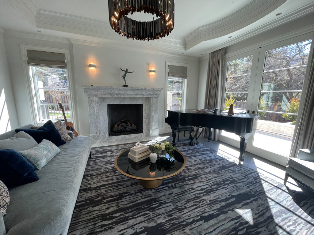 Entryway and Living Room