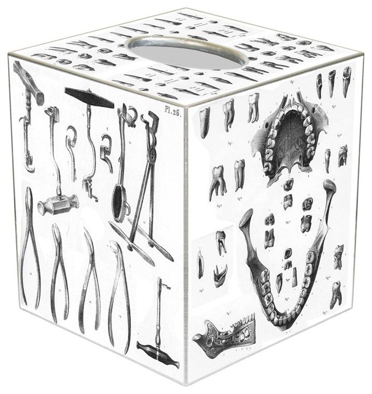 TB8395 - Antique Dentist Tissue Box Cover