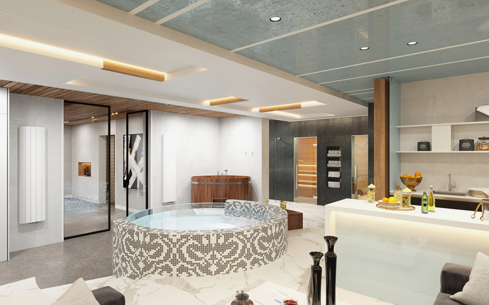 Спа зона в загородном доме