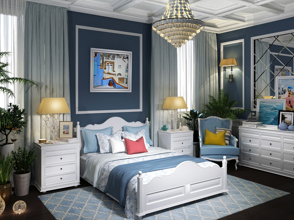 Спальня в морском стиле