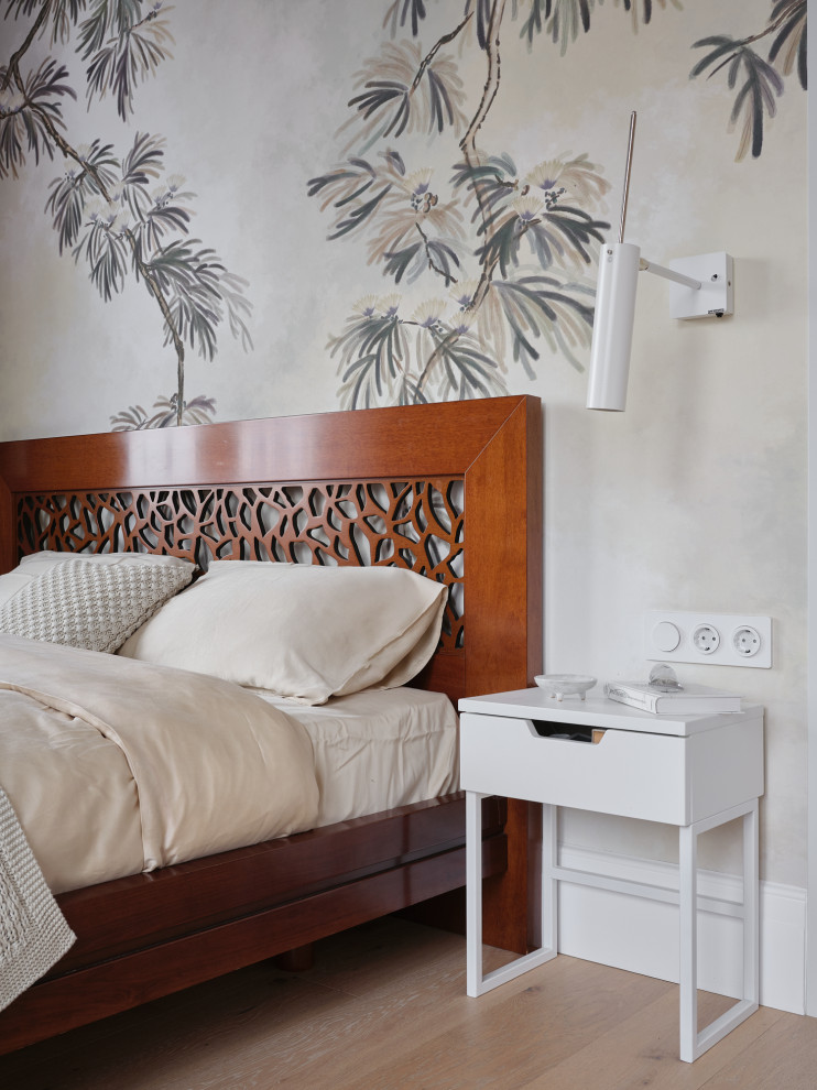 Интерьер двухэтажного дома из клееного бруса со вторым светом