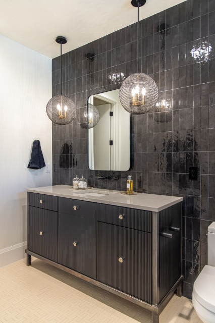 The Baccarat modern-badezimmer