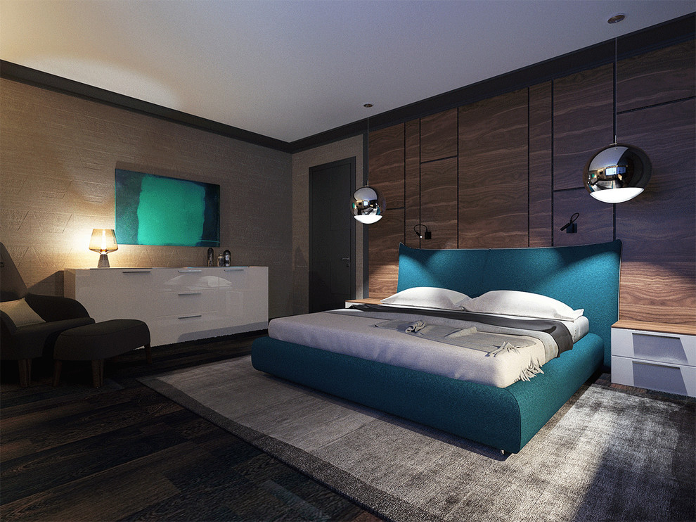 Черный, дерево и бирюза