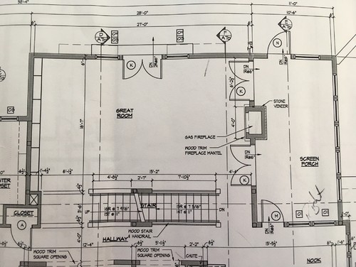Need advice on floor plan for living room, french doors or windows?