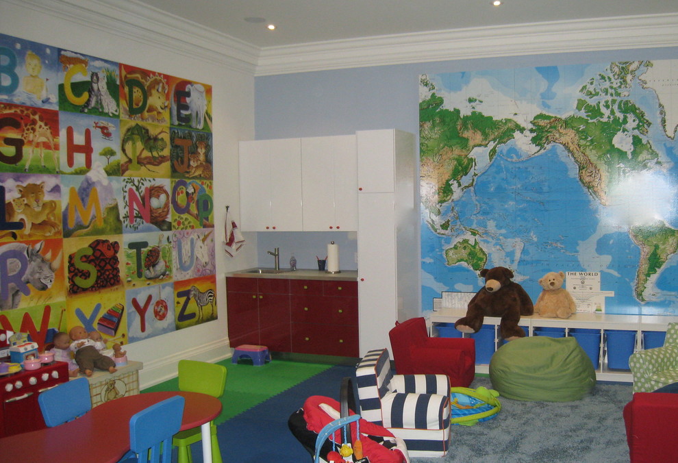 Eclectic kids' room in Toronto.