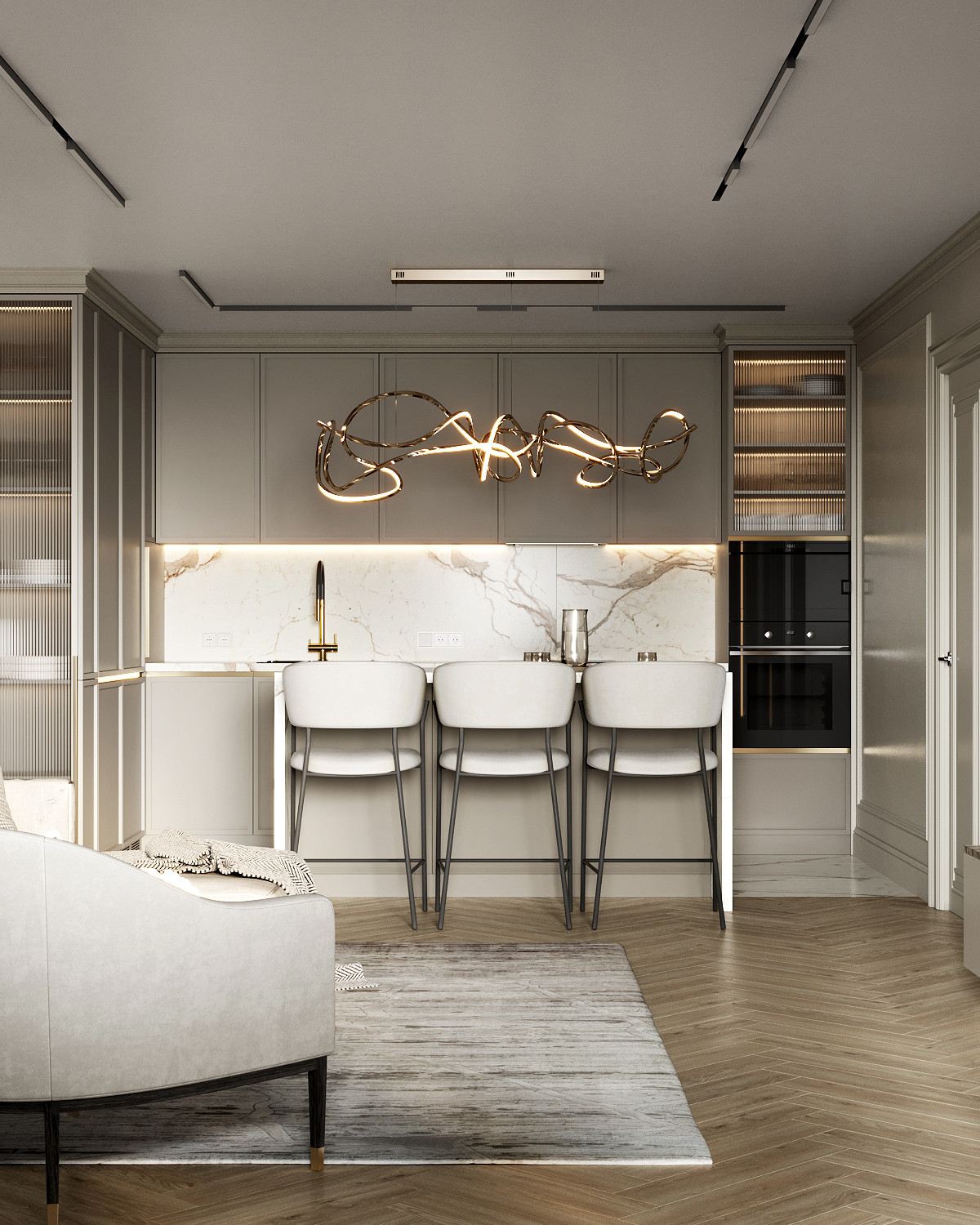 Neoclassical Apartment