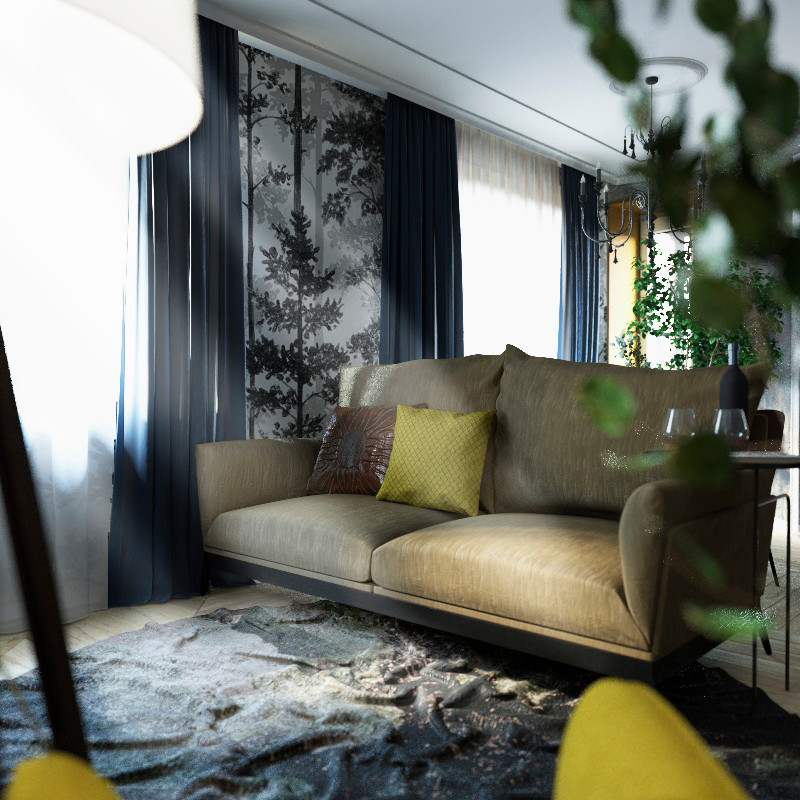 3-комн.(кухня-гостиная)