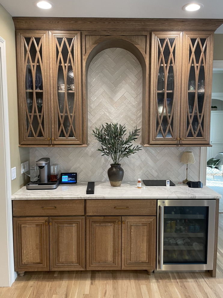Custom Kitchen Cabinetry, Bar, Island, and Great Room