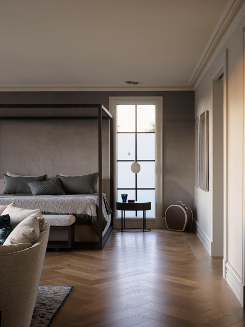 Harbourview House modern-schlafzimmer
