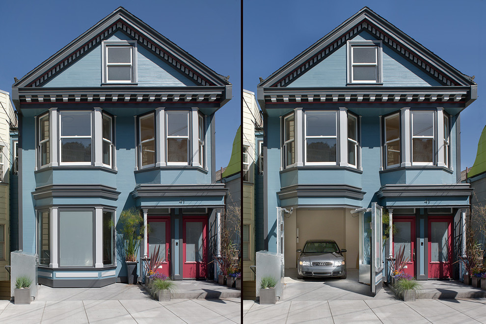 Design ideas for a modern exterior in San Francisco.