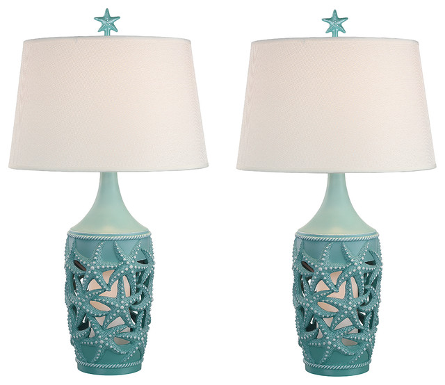 teal table lamp