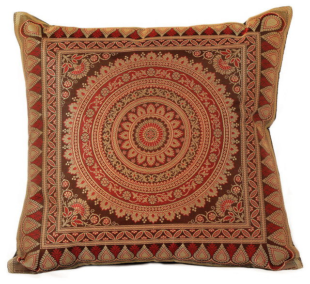Banarsi Designs - Exotic Oriental Pillow Cover, Set of 2 & Reviews Houzz
