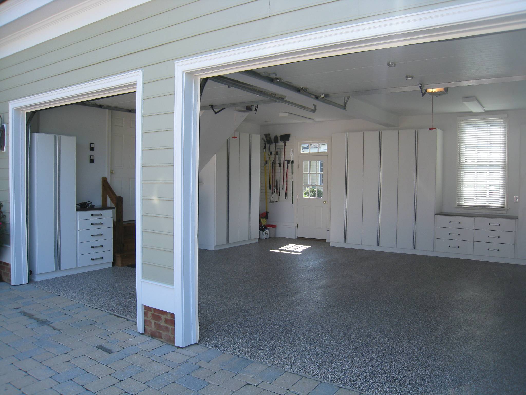 Custom Garage with Extruded Aluminum Accents