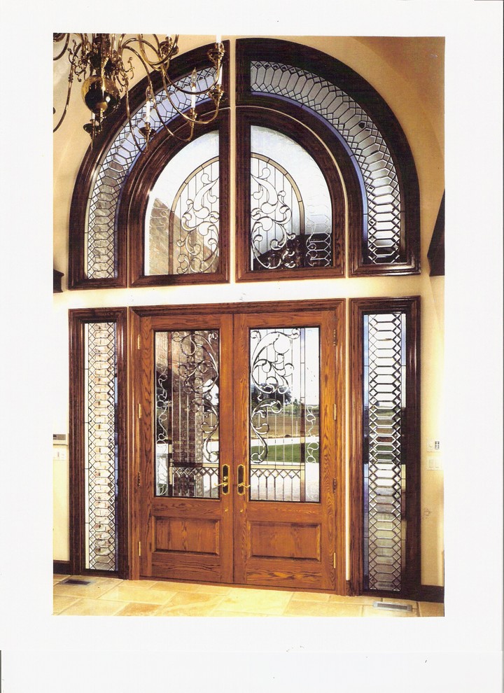 Inspiration for a transitional entryway remodel in Denver