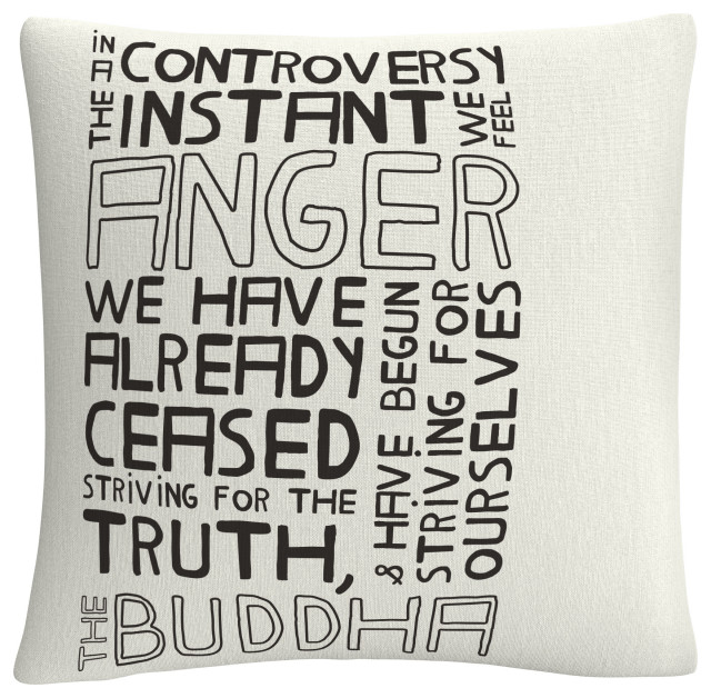 Megan Romo 'Anger, Controversy II' Decorative Throw Pillow