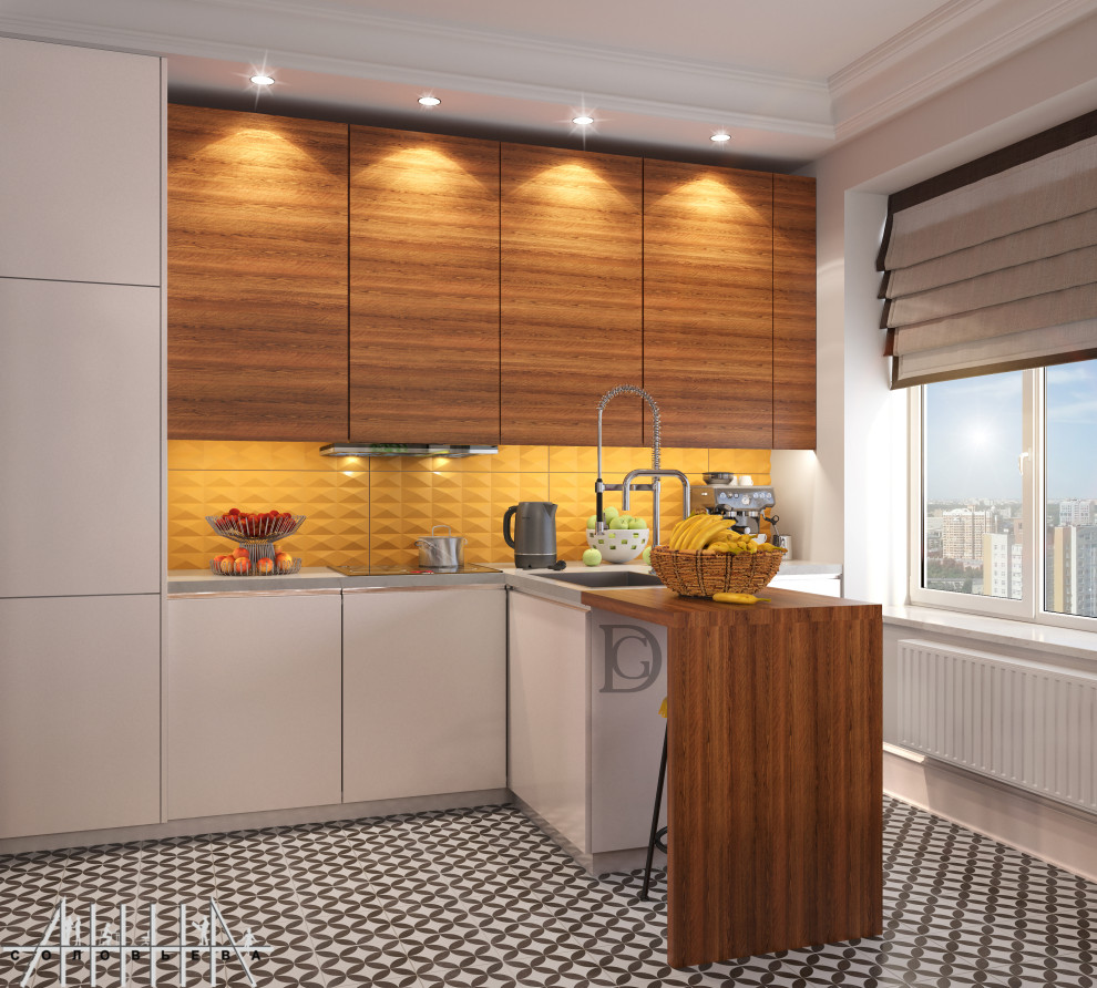 Interior design of a residential flat at Moscow