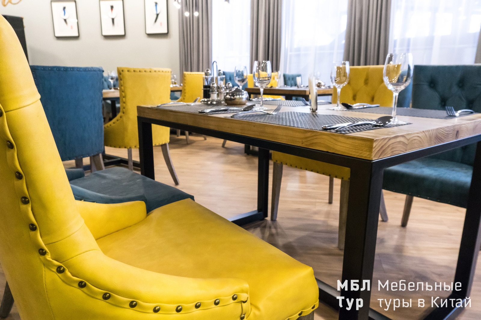 Мебель для ресторана Vместе (Минск, Беларусь)