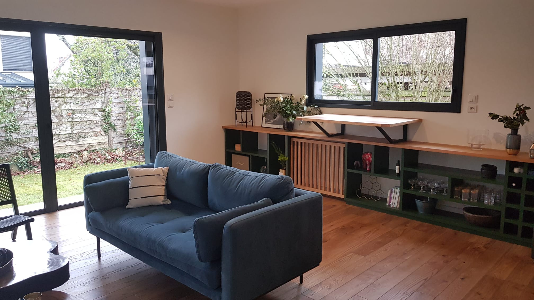 Meuble de rangement sur-mesure et bar