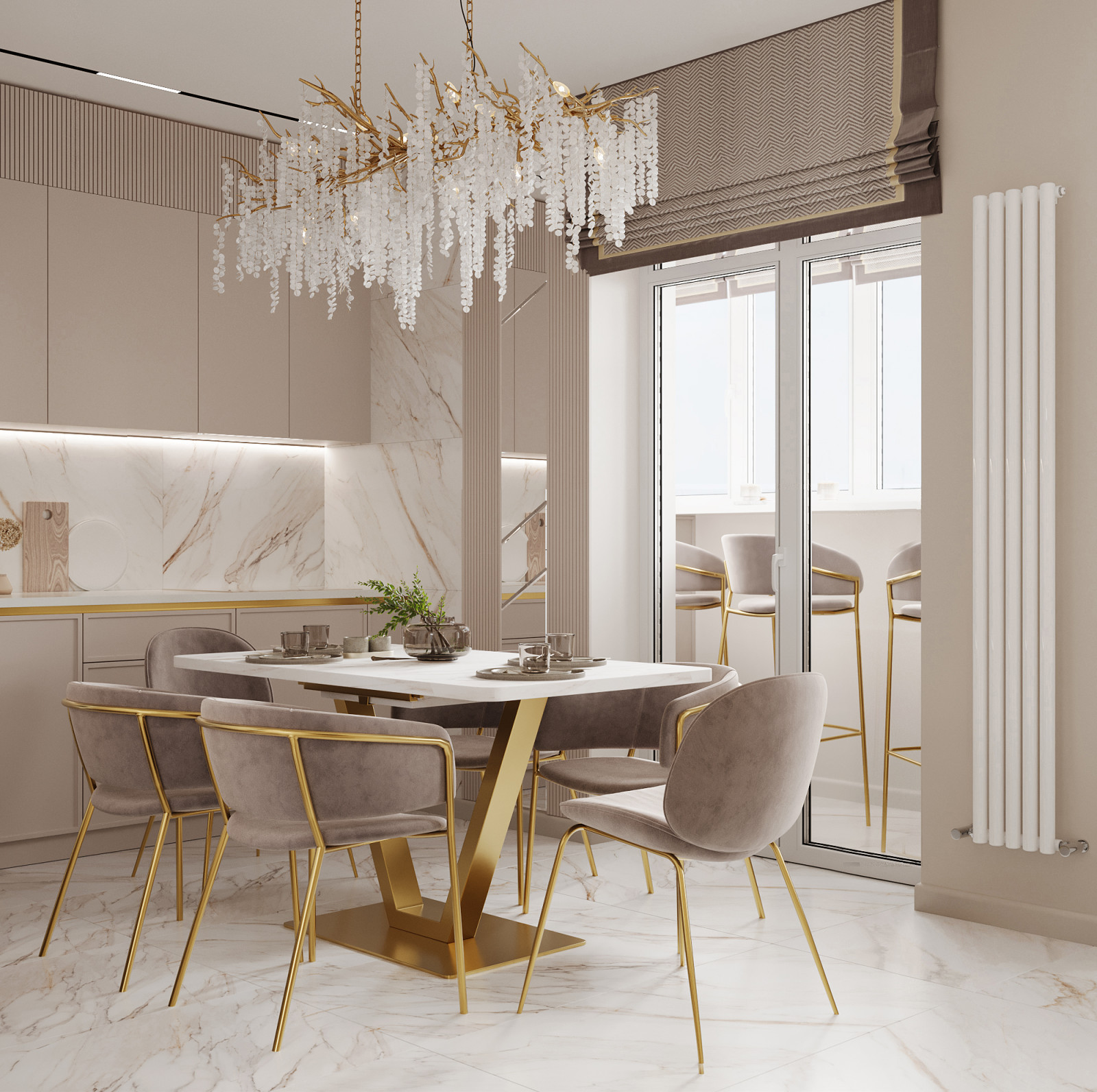 Дизайн квартиры в классическом стиле