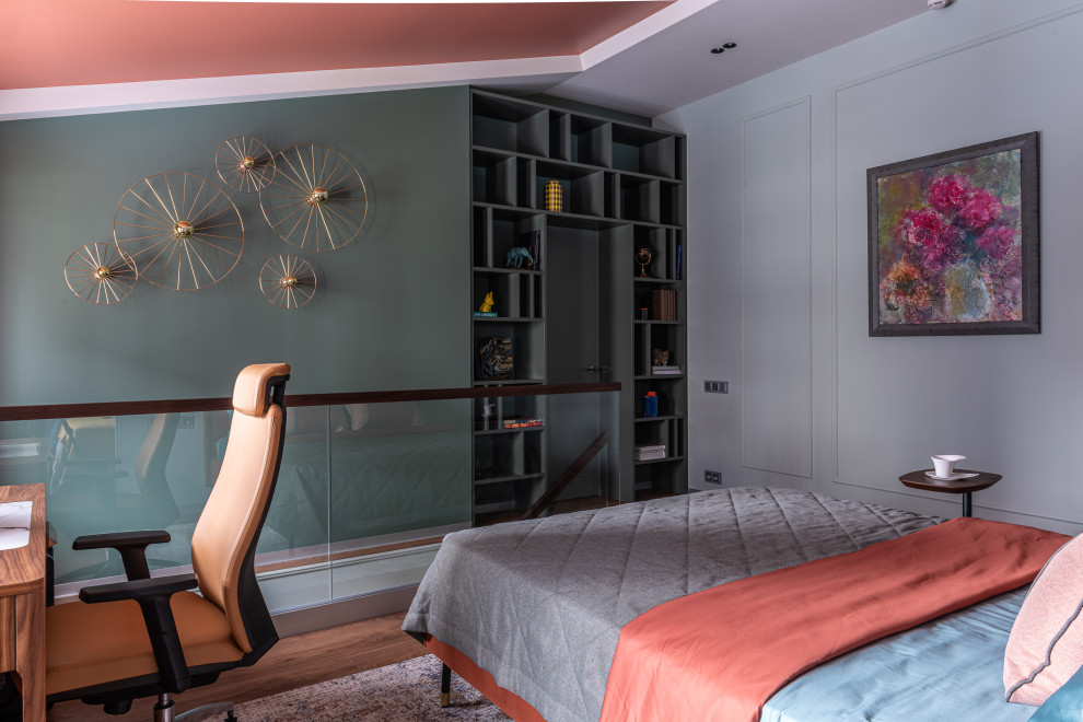 Взрыв цвета на мансардном этаже