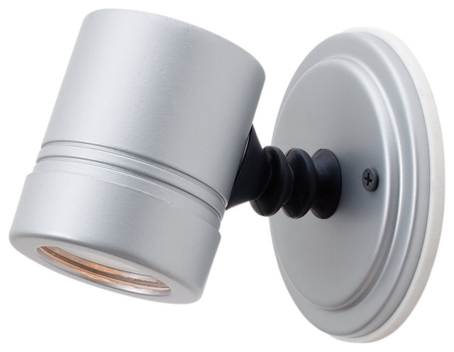 Access Lighting Myra Outdoor Adjustable Spotlight 23025MG-SILV/CLR, Silver